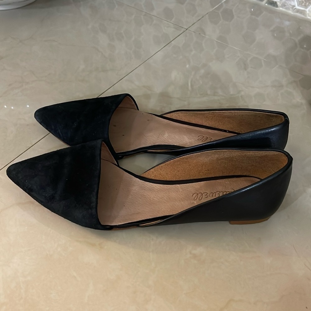 Madewell The Lydia Spring Mixed Media D'Orsay Flats
Black 6.5